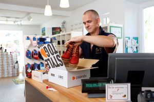 Den tyske onlinekoncern Zalando har fart i salget og ekspanderer også med fysiske butikker. PR-foto.