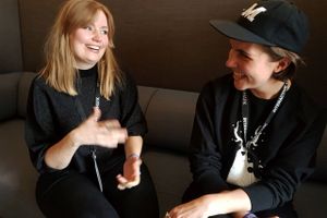 Tanja Lind Tankred (tv.) og Mira Dorthé, stiftere af Other Tales Interactive. Foto: Jesper Kildebogaard