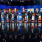 10 af de 17 republikanske kan didater. Fra venstre Chris Christie, Marco Rubio, Ben Carson, Scott Walker, Donald Trump, Jeb Bush, Mike Huckabee, Ted Cruz, Rand Paul og John Kasich. Foto Andrew Harnik/AP.