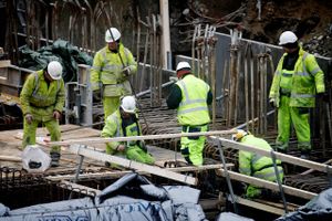 Det er ikke alle underbrancher i byggeriet, der er lige gode til at tjene penge, men indtjeningen pr. medarbejder er skudt i vejret i 2015. Arkivfoto: Martin Lehmann