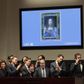 Billedet ”Salvatore Mundi” blev solgt for 2,9 mia. kr. på auktionshuset Christie's i New York i 2017. Det er stadig verdens dyreste kunstsalg. Foto: Julie Jacobson/AP