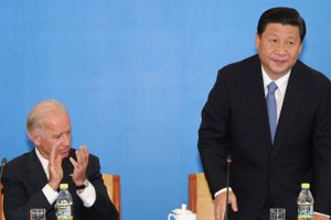 Joe Biden og Xi Jinping. Foto: AP Photo/How Hwee Young, Pool