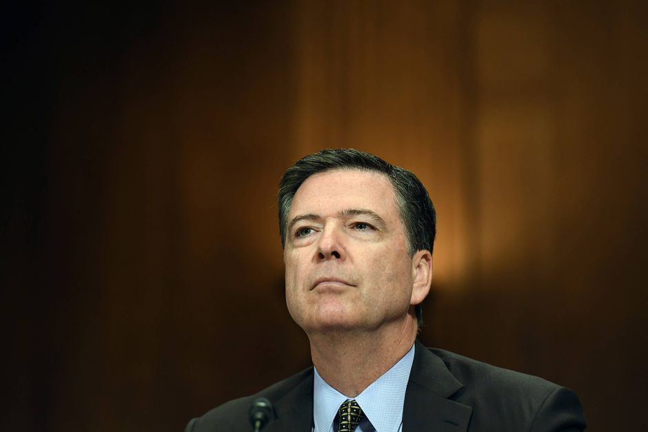 FBI Director James Comey appears before the Senate Judiciary Committee in May 2017. Foto: Washington Post photo by Matt McClain