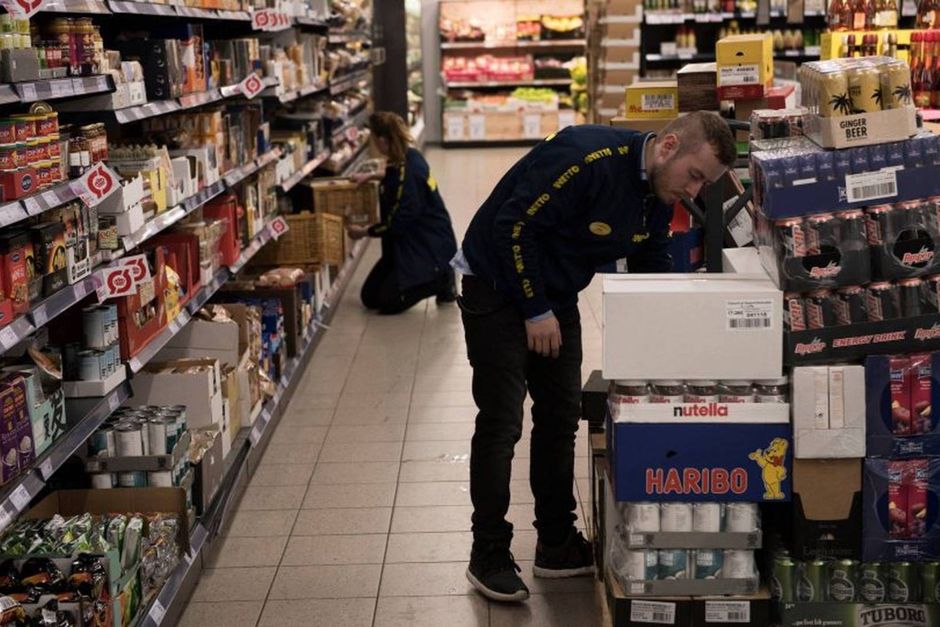 Inflationen fortsatte med at falde i januar, hvor forbrugerpriserne var 7,7 pct. højere - december var priserne 8,7 pct. højere end året før. Foto: Laura Bisgaard Krogh/ritzau Scanpix.