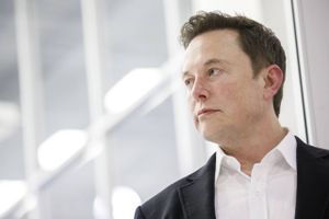 Elon Musk, CEO of Space Exploration Technologies Corp. (SpaceX) and Tesla Inc., at SpaceX headquarters in Hawthorne, Calif., on Oct. 10, 2019. Foto: Bloomberg photo by Patrick T. Fallon