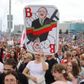 Over 100.000 mennesker demonstrerede i Minsk søndag. Foto: tut.by/AFP/Ritzau Scanpix