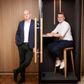 Thomas Keller Carstensen og Jonas Kjemtrup lærte hinanden at kende som lærer og elev på handelsgymnasiet Campus Vejle, hvor Thomas Keller Carstensen underviste i både innovation og virksomhedsøkonomi. PR-foto: Mutebox.