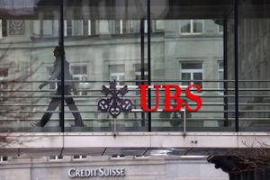 A footbridge linking buildings of a UBS Group AG office in Zurich, Switzerland, on Tuesday, March 21, 2023. Recruiters across the world are getting an unprecedented flood of calls from Credit Suisse Group AG bankers seeking new jobs as the embattled Swiss lender is set to be taken over by UBS. Bloomberg photo by Stefan Wermuth