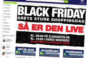 Elgiganten er den mest benyttede online-butik i Danmark, og det er tredje år i træk. Også selv om det ikke er Black Friday.