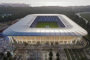 Zaha Hadid Architects vandt konkurrencen om at tegne Aarhus' nye stadion. Se projektet her.
