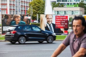 Valgplakaterne præger bybilledet i Berlin. Kommer hacking til at præge billedet af det tyske valg? Foto: Nikolay Filyakov/Sputnik