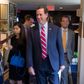 Den republikanske præsidentkandidat og tidligere senator fra Pennsylvania, Rick Santorum, ankommer til The National Press Club i Washington for at forsvare amerikanske arbejdere mod illegale indvandrere. Foto: Evan Vucci/AP