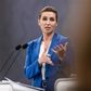 Statsminister Mette Frederiksen holder pressemøde i Statsministeriet dagen efter minkkommissionens konklusioner, fredag den 1. juli 2022.. (Foto: Ólafur Steinar Rye Gestsson/Ritzau Scanpix)