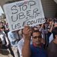 Franske taxichauffører forsøgte at stoppe Uber med omfattende demonstrationer.