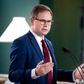 Finansminister Nicolai Wammen og erhvervsminister Simon Kollerup under pressemødet i Finansministeriet om regeringens udspil til en sommer- og erhvervspakke. Foto: Liselotte Sabroe