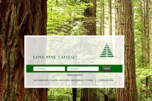 Hedgefonde er ikke altid særligt informative. Her er det Pandora-skeptikeren Lone Pine Capitals hjemmeside, der ikke just har travlt med at udbrede sig over for en nysgerrig omverden. Foto: Screendump