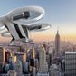 CityAirbus er klar til prøveflyvninger i december. Den selvflyvende, elektriske taxa letter og lander vandret og kan hurtigt transportere op til fire passagerer rundt i verdens storbyer. Illustration: Airbus.