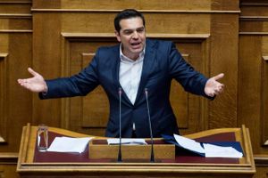 Udviklingen kommer efter at premierminister Alexis Tsiprasdet og det græske parlament i weekenden vedtog en hel stribe reformer. Foto: Yorgos Karahalis/AP