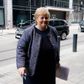 Norges statsminister Erna Solberg ankommer til pressemødet den 15. maj i Oslo. Foto: Lise Åserud / NTB scanpix