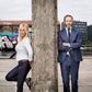 Kim Poder, adm. direktør i MTG Danmark, og Linse Kessler, hovedperson i "Familien på Bryggen", der er et af TV3's vigtigste kort. Foto: Rune Aarestrup Pedersen