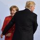Angela Merkels underspillede jernvilje står i skærende kontrast til Donald Trumps måde at agere på, og de tydelige forskelle er en af årsagerne til, at Vesten i højere ser mod Tyskland i stedet for USA, når det drejer sig om lederskab. Arkivfoto: AP