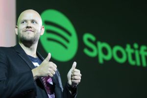 Da Spotify lancerede i Japan, løftede musiktjenesten, som har Daniel Ek i spidsen som adm. direktør, at der nu er udbetalt over 5 mia. dollars i royalties til pladeselskaberne. Foto: Mitsuru Tamura/AP Images