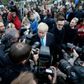 Den populære London- borgmester Boris Johnson støtter et britisk farvel til EU. Søndag forklarede han sin holdning under stort medieopbud. Foto: Tim Ireland/AP