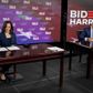 WILMINGTON, DE - AUGUST 14: Presumptive Democratic presidential nominee former Vice President Joe Biden (R) and his running mate Sen. Kamala Harris (D-CA) sign required documents for receiving the Democratic nomination for President and Vice President of the United States at the Hotel DuPont on August 14, 2020 in Wilmington, Delaware. Harris is the first Black woman and first person of Indian descent to be a presumptive nominee on a presidential ticket by a major party in U.S. history. Drew Angerer/Getty Images/AFP == FOR NEWSPAPERS, INTERNET, TELCOS & TELEVISION USE ONLY ==
