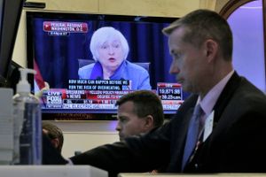 Janet Yellen og hendes folk i Fed ved ikke helt, hvad de skal forvente sig af USA's kommende præsident Donald Trump og hans politik. Foto: AP/Richard Drew