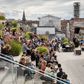 Visesangeren Rikke Thomsen sang på sit modersmål, sønderjysk, på Salling Rooftop og sang lige ind i hjertet på tilskuerne. Foto: Mikkel Berg