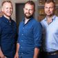 Anders Kobberup, Jesper Mark og Karl Mark stiftede Pixizoo i 2014. Nu er det angiveligt Danmarks største digitale webshop inden for salg af børne- og babyudstyr. Foto: Pixizoo