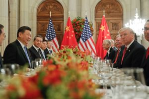 President Donald Trump, second from right, meets with China's President Xi Jinping, second from left, during their bilateral meeting at the G20 Summit, in Buenos Aires, Argentina. Foto:(AP Photo/Pablo Martinez Monsivais, File)