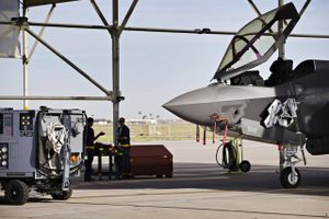 Lockheed Martins lufthavn, hvor de tester nye fly, i Phoenix. Det nye F-35 bliver beskyldt for at larme mere end Danmarks nuværende F16 fly.