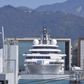 Scheherazade, en af verdens største og dyreste yachter, mistænkes af de ameerikanek myndigheder for reelt at være Vladimir Putins. Foto: REUTERS/Jennifer Lorenzini.