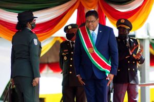 Præsident i Surinam, Chan Santokhi. Foto: AP/Ertugrul Kilic
