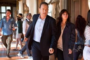Tom Hanks og Felicity Jones i ”Inferno”. Foto: Jonathan Prime/Columbia Pictures - Sony Pictures via AP