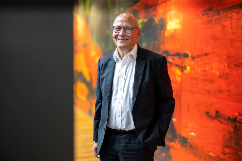 60 år fredag: Jyske Realkredits topchef, Carsten Tirsbæk Madsen, vedkender sig at være generalist.
