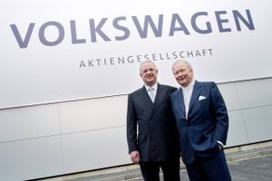 Martin Winterkorn og Wolfgang Porsche