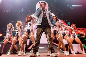 Bad Bunny performs at EagleBank Arena in Fairfax, Va., in August 2018. Foto: Photo for The Washington Post by Kyle Gustafson