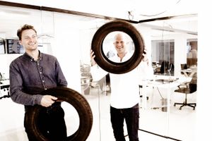 Grundlæggerne af Autobutler, Peter Michael Oxholm Zigler (tv.) og Christian Legêne.