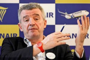 Ryanairs topchef Michael O'Leary og selskabet har lagt stilen om. Det provokerende og udfarende image er erstattet af en mere afdæmpet og venlig tone med fokus på kunderne. Foto: Claude Paris/A