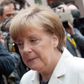 Tysklands kansler, Angela Merkel, ankommer til krisetopmøde i Bruxelles.