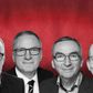 Kim Skinnerup (tv.), Niels Lehde Pedersen, Jørgen Klejnstrup og Jesper Winkelmann.