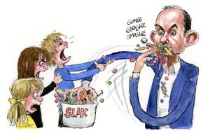 Satire - uge 42: Der er åbenbart ingen mangel på penge, når der er valgkamp. Elnetselskaberne vil tvinge os til at spise aftensmad omkring midnat med store prisforhøjelser, mens ingen vil have varmehjælp for 100 mio. kr. Og Thomas Blachman viser sin X Factor.