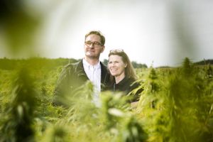 Stig og Anne Gamborg er sammen med deres direktør blevet forgyldt af en cannabis-investering. De solgte på det helt rigtige tidspunkt.