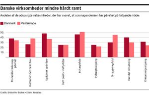 Et betalingsbarometer fra kreditforsikringsselskabet Atradius viser, at dansk erhvervsliv har klaret sig relativt godt i år.