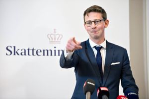 Skatteminister Karsten Lauritzen har lidt at rydde op i. Danmark ligger nr. 21 på en liste over, hvor konkurrencedygtigt skattesystemet er i 34 lande. Foto: Lars Krabbe.