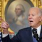 FILE PHOTO: U.S. President Joe Biden gestures as he delivers remarks at the White House in Washington, U.S., February 8, 2024. REUTERS/Kevin Lamarque/File Photo