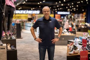 Peter Jørgensen er ejer af og adm. direktør for Sports Connection, der sælger det amerikanske skomærke Skechers. Det via bl.a. en stor såkaldt superstore i Esbjerg. Foto: Joachim Ladefoged.  