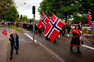 Der er grund til at kippe med flaget i Norge, hvor landets oliefond torsdag har sat ny rekord. Arkivfoto: Finn Frandsen